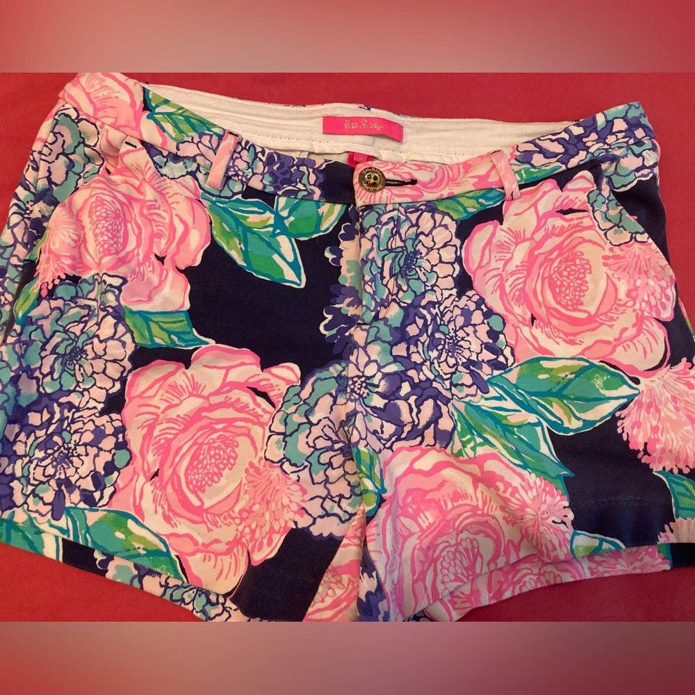 Lilly Pulitzer Callahan Stretch Shorts, Size 12